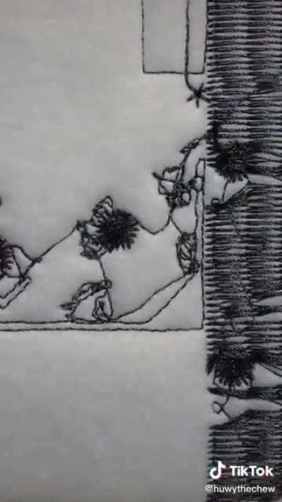 This embroidery animation (by huwythechev)