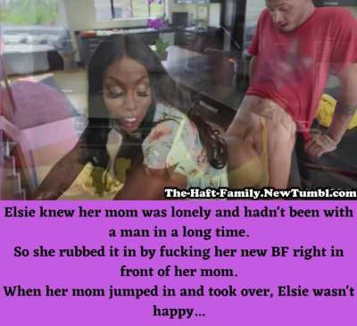 Mom (Ebony) competes with daughter (Elsie)