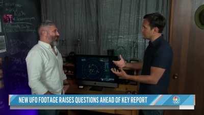 The world is getting a glimpse at leaked military radar readings showing possible UFO activity near a Navy warship off the coast of California. @GadiNBC has more.