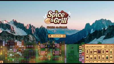 Cozy Garden build in Spice & Grill!