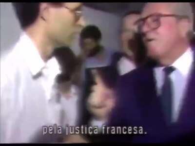 Jean-Marie Le Pen - Francisco Louçã - 1990