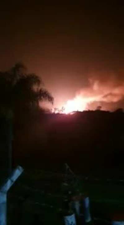 Gas explosion on Limeira - SP - Brazil 13-02-2021