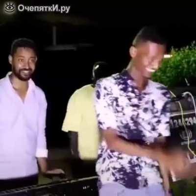 Bat apparantly doesnt like the song.