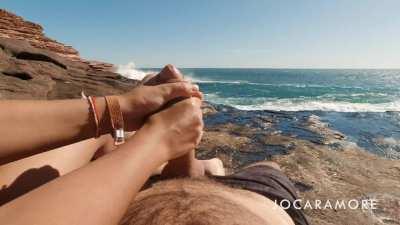 Nature squirts all over us... [gif]