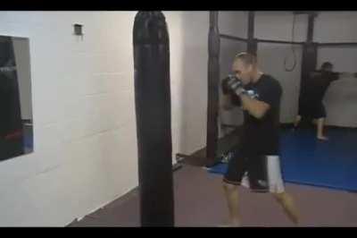 HMB while I Superman punch