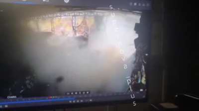 Ukrainian FPVs breach Russian facility and strike the personnel and equipment inside, published 1st Sept, unknown location