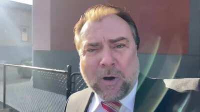 Stand up for your beliefs!!! Canadian minister gets cops out of his church. Cops and health officers get out.