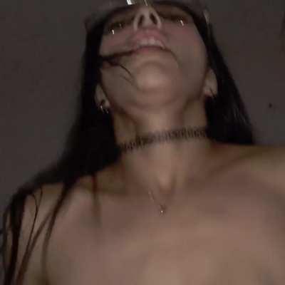 Bouncing on the cock