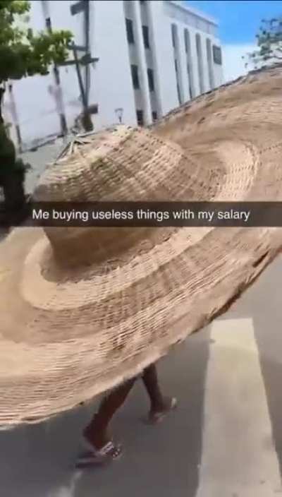 Bro is expanding his personal space