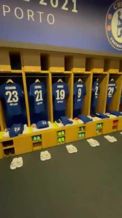 Inside the dressing room for the Final