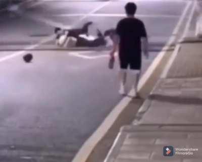 Just gonna dribble in the street for a minute...