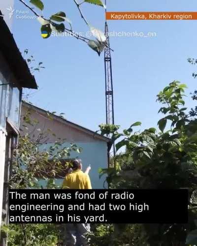 To hide the vyshyvankas from the Russian occupiers Olena put them in jars and buried them in a greenhouse. In March, she and her husband celebrated their 50th wedding anniversary in the embroidered shirts they had saved.