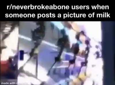 Strong bones aren’t created by the milk, it is only a temporary armor for them.