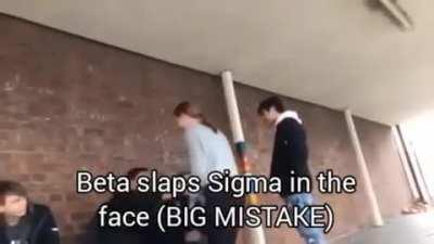 Imagine messing with a sigma male
