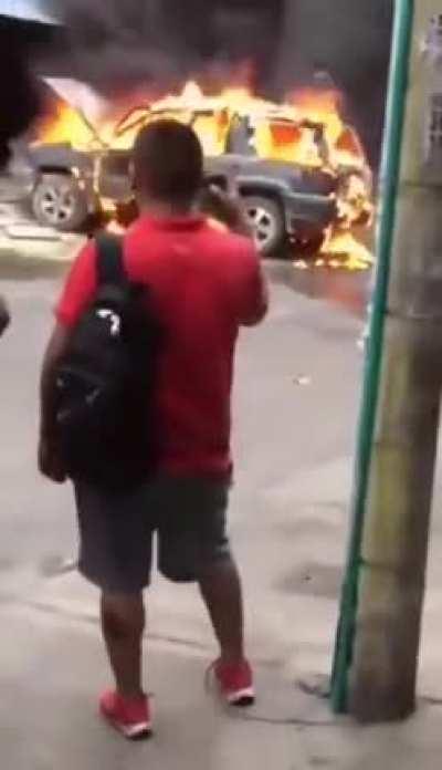 Idiots NEAR cars would fit more