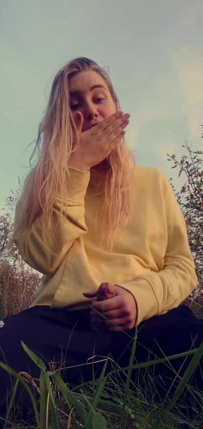 Pretty Blonde Transgirl Cum Eating Instructions