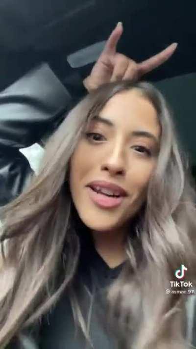 Choking her own self