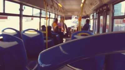 POV: Vas oyendo música en el camión, pero vives en un país seguro y no tienes que preocuparte de que te roben el celular, asalten el camión, esté lleno, te nalgueen o el chofer sea un cafre....