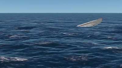 U-Boat surfaces in the North Atlantic, 1941 (Colorised)