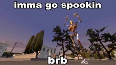 me when spoopy time
