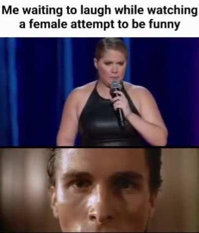 I was unable to laugh