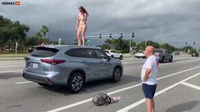 Let me piss and masturbate on this random dudes car