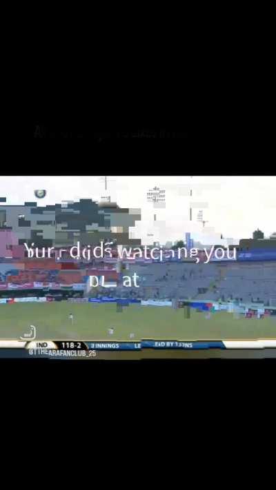 Cannot disappoint dad 💪 