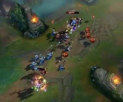 RNG Cryin in a beautiful 1v1 in Korean soloque