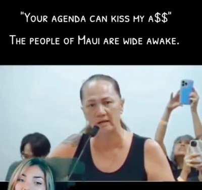 Many people in Hawaii realize what's happening and are speaking out.