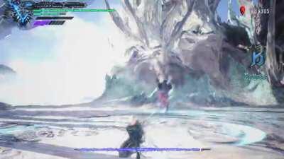 Vergil is being extra stylish today