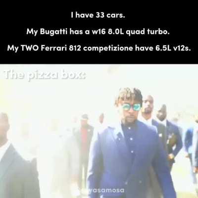 what colour is your pizza box?