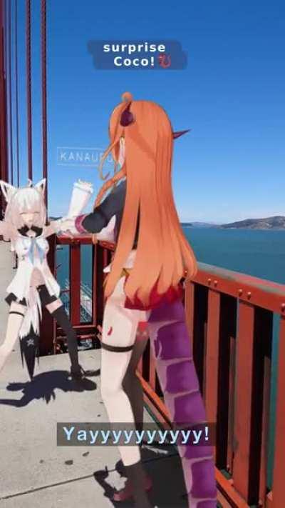 what happens when you put a dragon and fox on the Golden Gate Bridge?