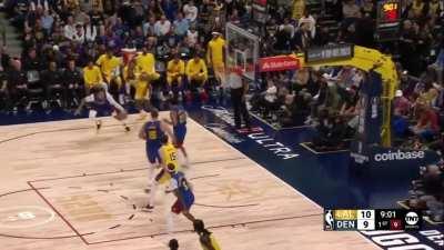 [Highlight] LeBron hits the side of the backboard on his first 3 attempt of the season