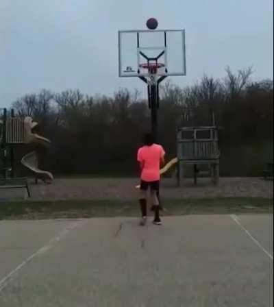 Hoop throws it back