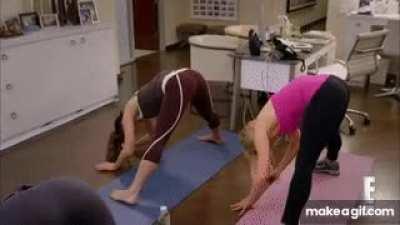 Kate Beckinsale is just so hot in this scene. Her ass is perfect ! English is not my first language, someone can tell me what Kate is saying in the video ? That is the link  