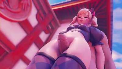 D.va's thicc thighs saves lives (Yeero) (reupload better quality I think lol)