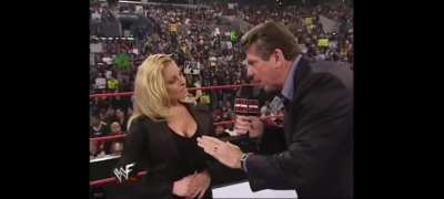 Trish Stratus will do anything for the right cause!