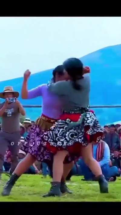 Takanakuy - annual Peruvian fight tradition to settle differences