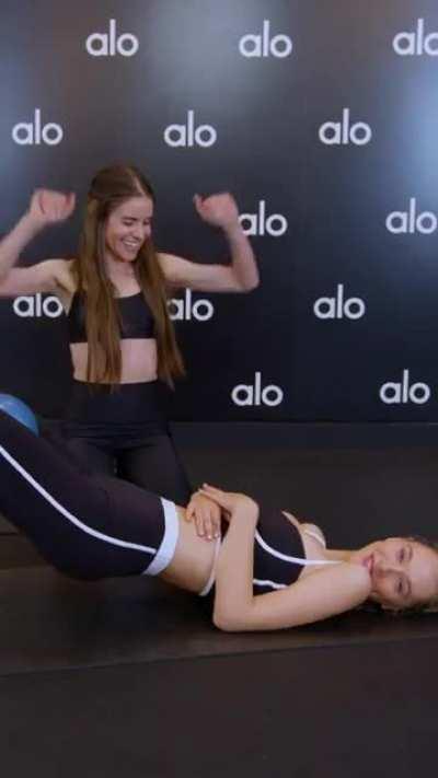 Looks best when she is in her workout attire