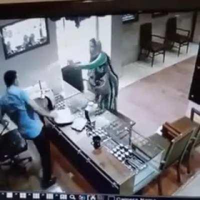 WCGW casually robbing an honest store owner