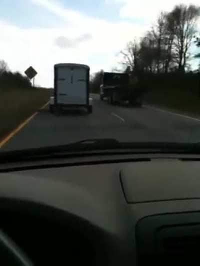 Wood through the windshield