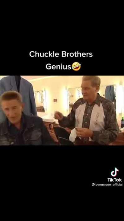 The Chuckle brothers demonstrating how the financial system works perfectly