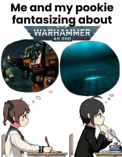 Bonding over Warhammer 40k