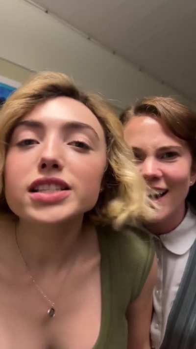 Peyton TikTok on Set of School Spirits Season 3 | August 6, 2025
