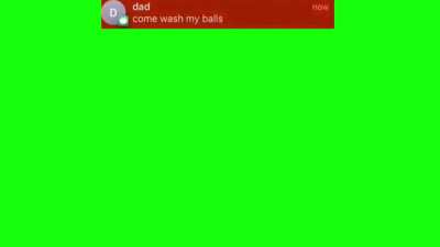 Found a template on youtube for the dads messages if anyone wants to make one of these vids