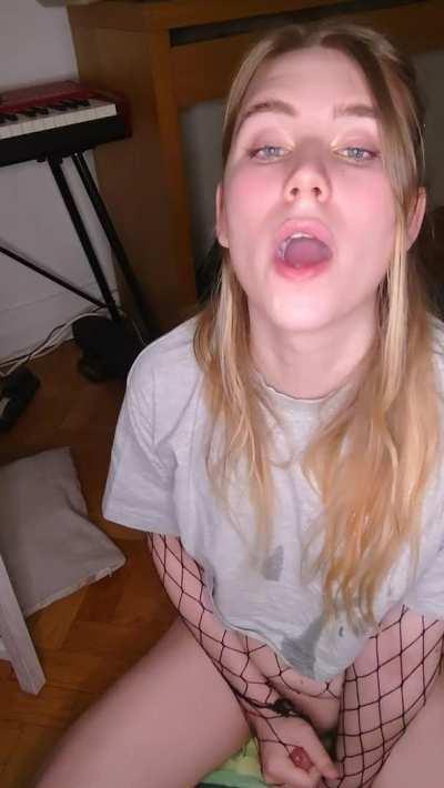 I'm feeling hungry... Would you feed me like this? 🥺