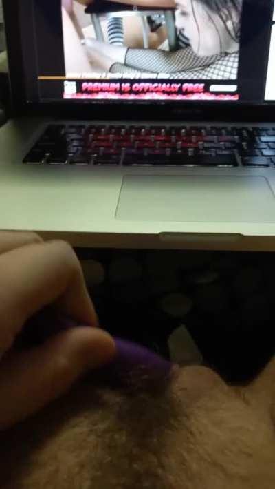 Pulsating pussy after watching porn