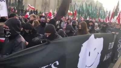 Annual convention of Polish intellectual elite 2021 (colorized, AI enhanced)