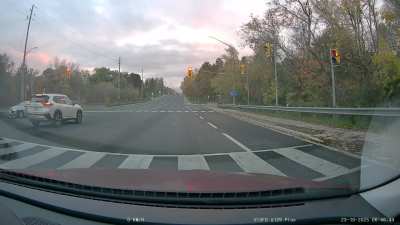 Collision at Proctor and Bayview this morning (Oct 23) at 7:46am (time in dash cam is not adjusted for DST)