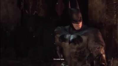When your girl invited you to play Arkham City, but she takes off her clothes.
